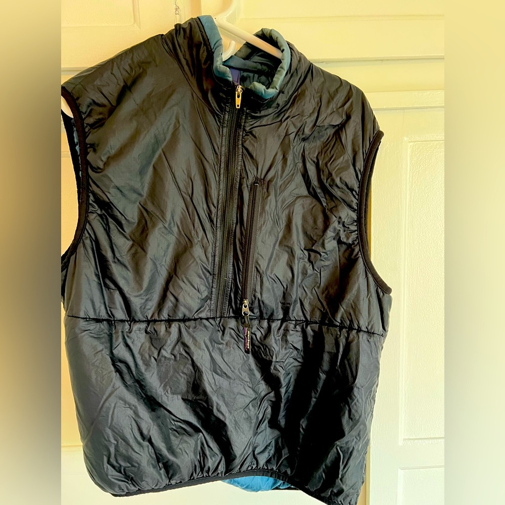 Patagonia black Mens pullover vest size Small